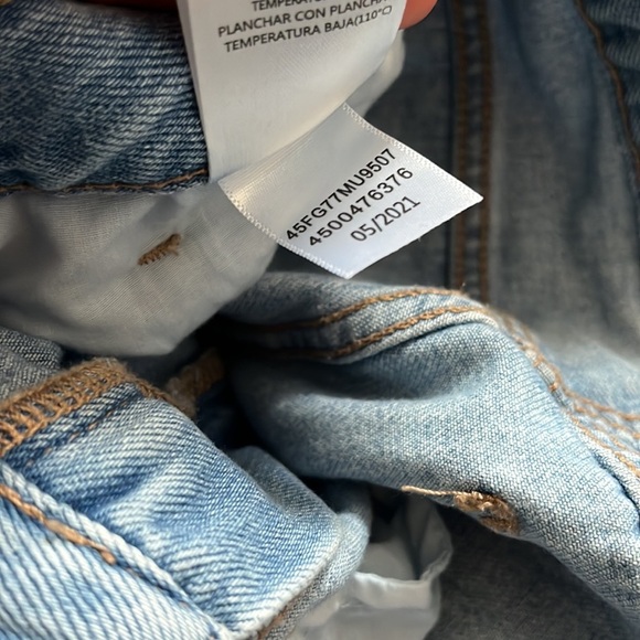 Favourite Daughter The Tommy Mid Rise Boyfriend 100 % Cotton Denim Jeans Size 27 - Picture 13 of 15
